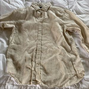 Men’s banana republic button up